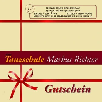Gutschein Tanzschule Markus Richter Gutschein Tanzschule Markus Richter